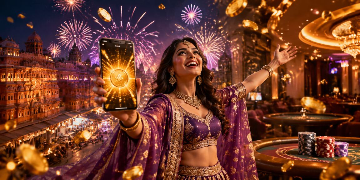 Mobile casino app user enjoying Teen Patti in Jaipur