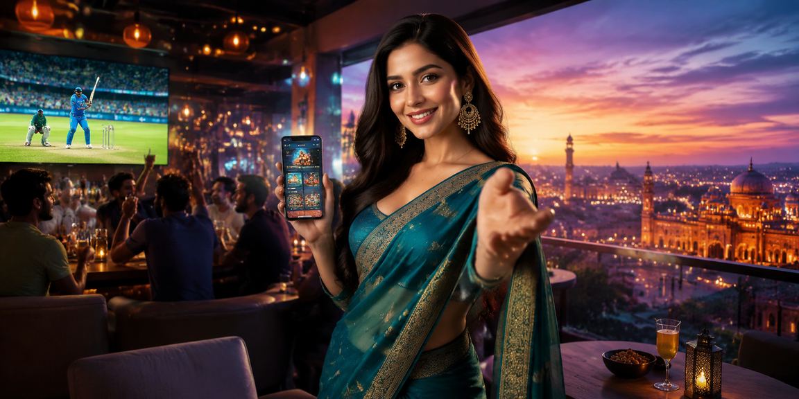 Cricket betting enthusiast in Saree at Lucknow old city